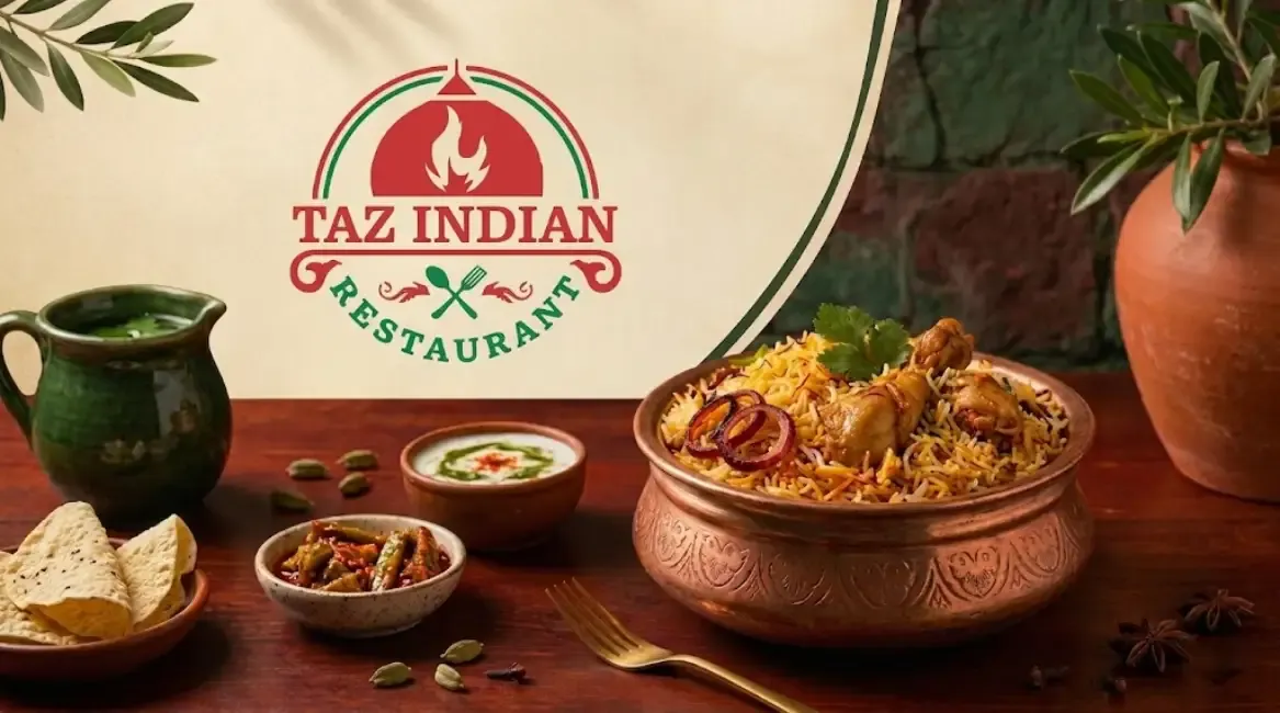 Taz Indian Restaurant - Demo - Desktop Promotional Banner