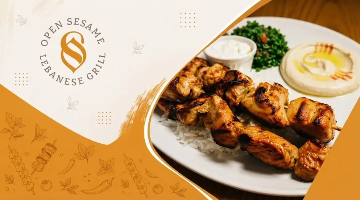 Open Sesame Lebanese Grill - Demo - Desktop Promotional Banner