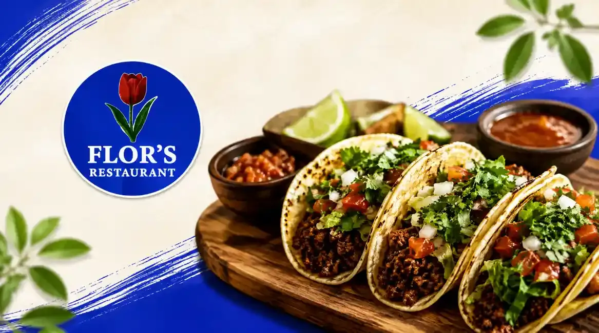 Flores Restaurant - Desktop Promotional Banner