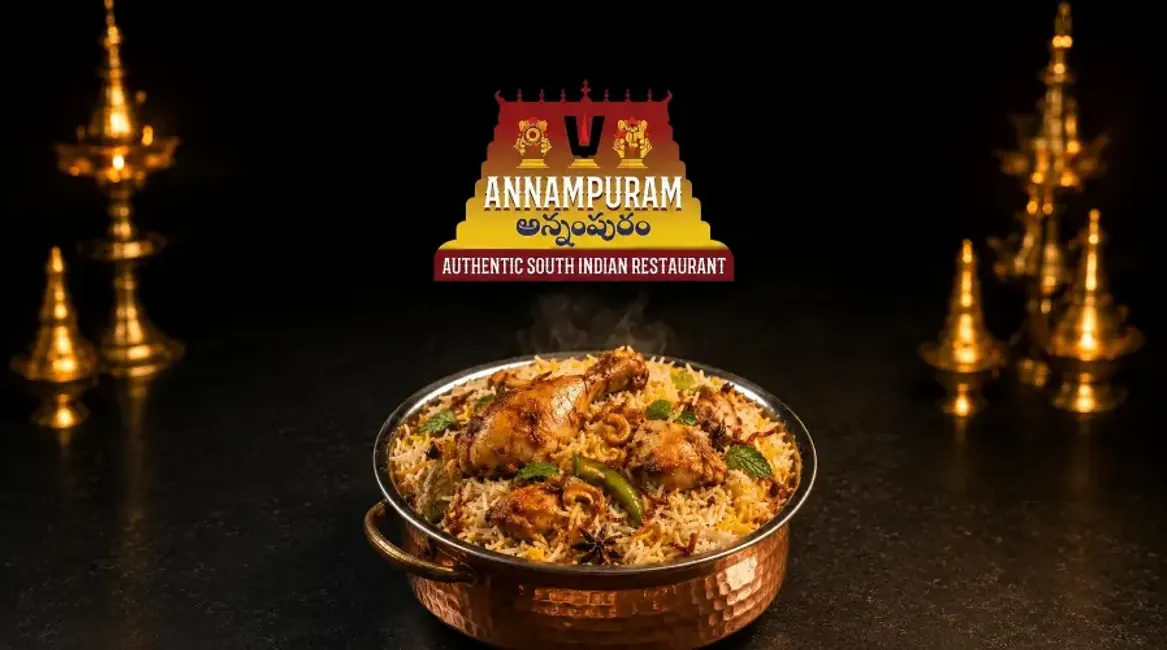 Annampuram authentic south Indian restaurant - Desktop Promotional Banner