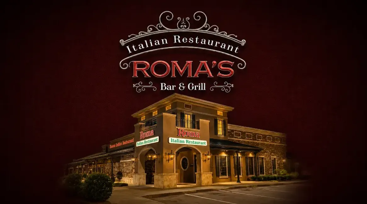 Roma Italian Restaurant - Desktop Promotional Banner