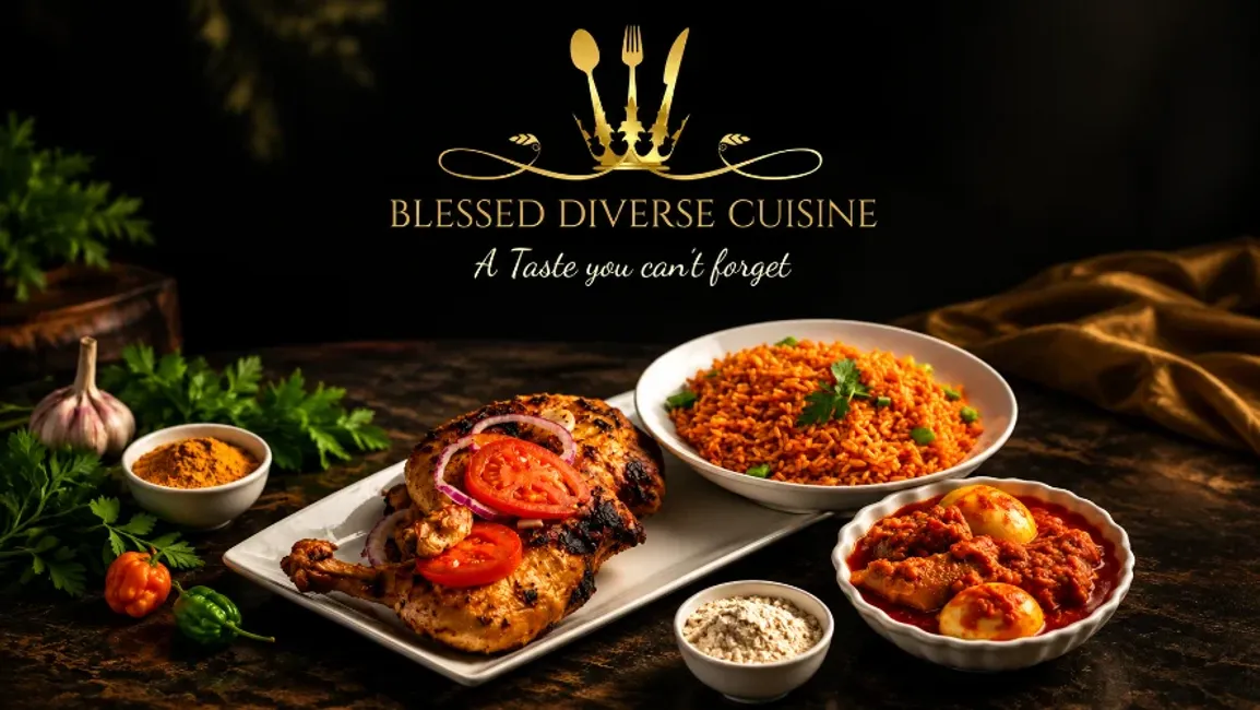 Blessed Diverse Cuisine - Demo - Desktop Promotional Banner