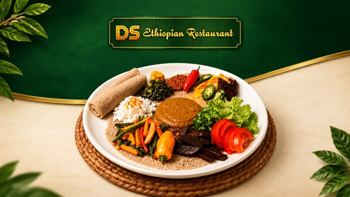 DS Ethiopian Restaurant - Desktop Promotional Banner