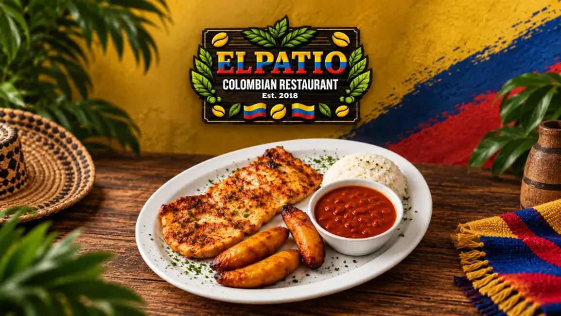 El Patio Colombian Restaurant - Desktop Promotional Banner