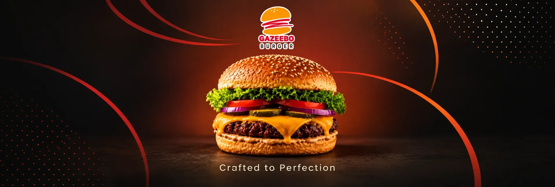 Gazeebo Burgers - Demo - Desktop Promotional Banner