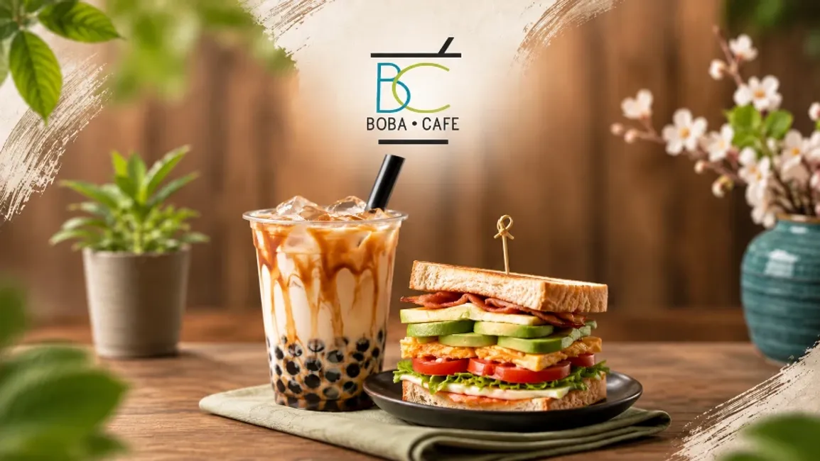 Boba Cafe - Desktop Promotional Banner