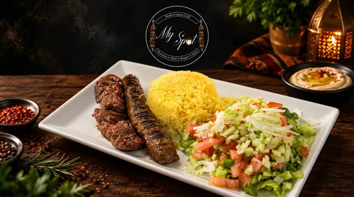 My Spot Mediterranean Grill - Demo - Desktop Promotional Banner