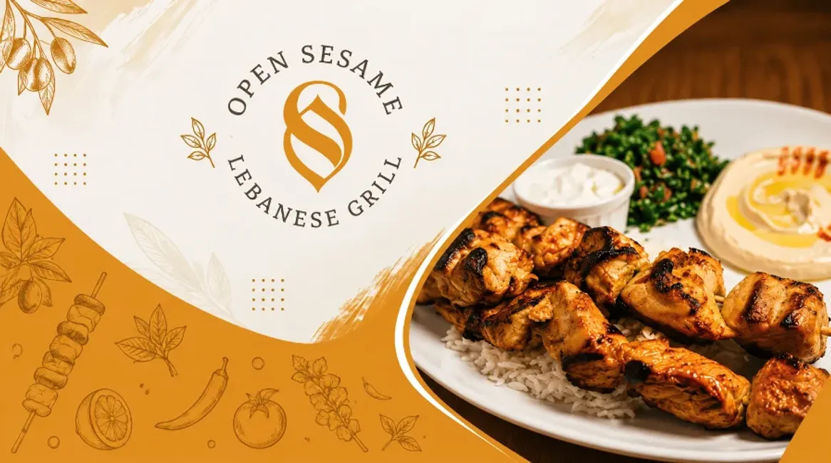 Open Sesame Lebanese Grill - Demo - Desktop Promotional Banner
