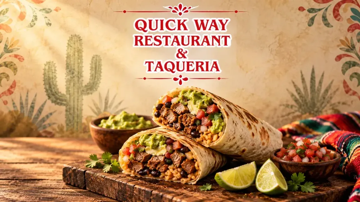 Quick Way Taqueria & Restaurant - Desktop Promotional Banner