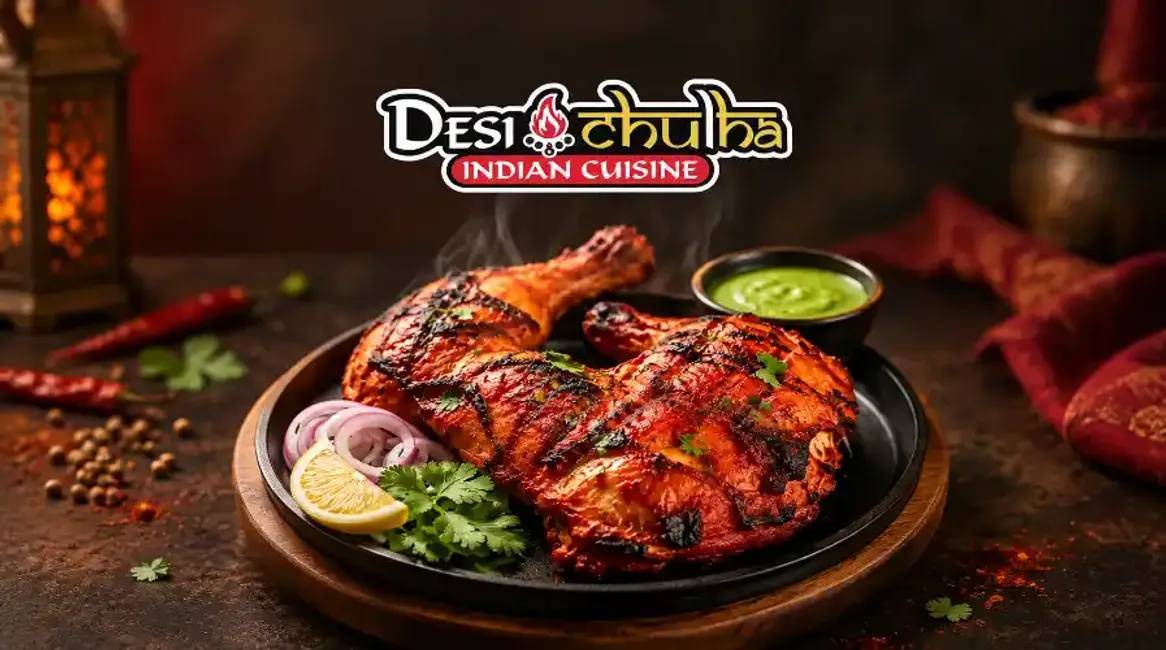 Desi Chulha Indian Cuisine - Desktop Promotional Banner