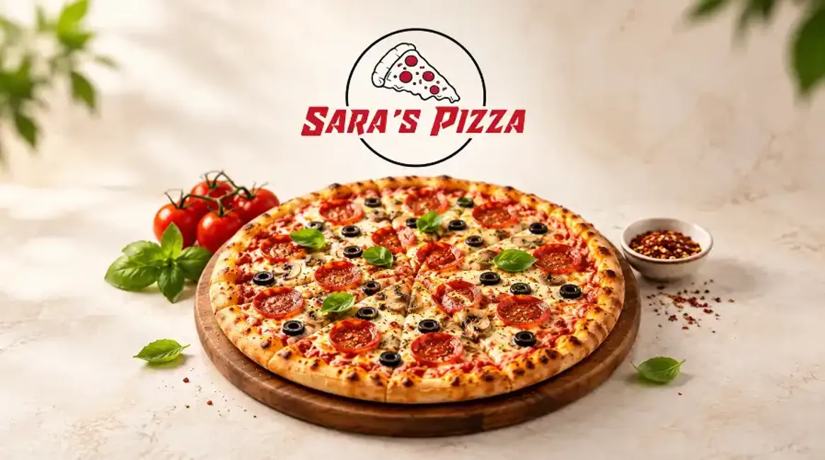 Sara Pizza - Desktop Promotional Banner