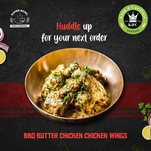 Authentic Indian dishes from the top-rated King And Cardinal Burger Joint- Frisco kitchen in Frisco.