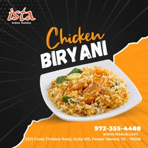 Signature Indian delicacies handcrafted by Ista Indian Cuisine expert chefs.