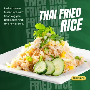Plated Thai food - Trusted local Thai dining at Phi Chay Thai Cuisine.