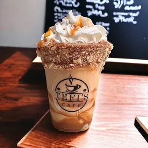 Inside the Tefi's Cafe kitchen - Freshly prepared American,Breakfast,Colombian food,Cuban,Dessert,Latin American for online ordering.