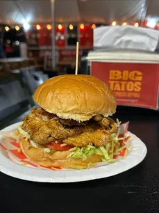 Plated Burgers,Venezuelan,Venezuelan food food - Trusted local Burgers,Venezuelan,Venezuelan food dining at Big tatos express grill Doral.