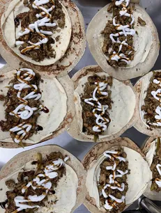 Inside the Downtown Shawarma And Gyro - Fort Worth kitchen - Freshly prepared Greek,Mediterranean,Middle Eastern,Tacos for online ordering.