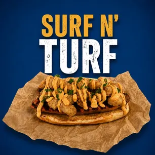 Signature American,Hot Dog delicacies handcrafted by Harley's A Hot Dog Revolution expert chefs.