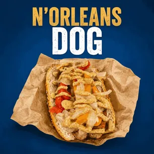 Close-up of popular American,Hot Dog favorites for Littleton takeaway and online orders.