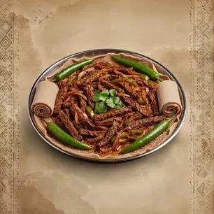 Close-up of popular East African Cuisine,Ethiopian favorites for Saint Paul takeaway and online orders.