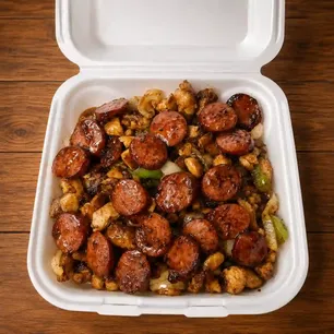 Inside the Golden Grill & Cajun Seafood kitchen - Freshly prepared Cajun,Mediterranean,Seafood for online ordering.