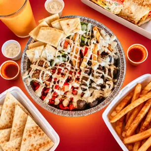 Plated Burgers,Mediterranean food - Trusted local Burgers,Mediterranean dining at Chop House Gyro- Plano.