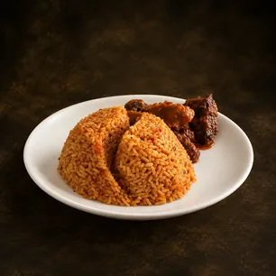 Close-up of popular African favorites for Grand Prairie takeaway and online orders.