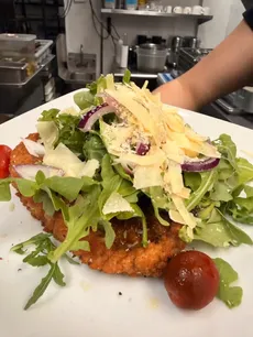 Inside the Cafe Frankie's kitchen - Freshly prepared Italian,Pizza for online ordering.