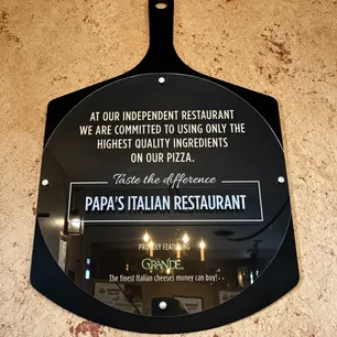 Signature Italian delicacies handcrafted by Papa's Italian expert chefs.