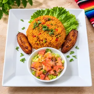 Inside the El Palacio de los Frijoles Kendall kitchen - Freshly prepared Colombian food for online ordering.