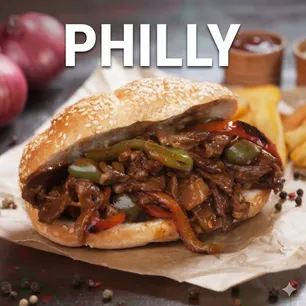 The Philly Grill Restaurant - Demo Gallery Image 1 - Interior and Food