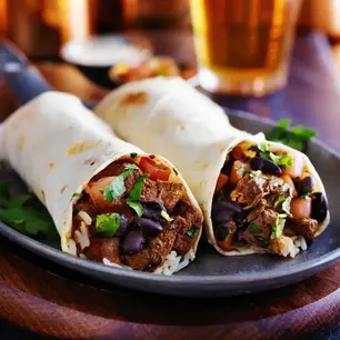 Taco Hut Gallery Image 1 - Interior and Food