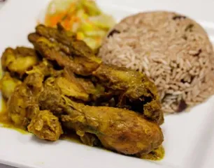Cool Vybz Jamaican Restaurant - Demo Gallery Image 1 - Interior and Food