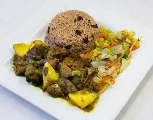 Cool Vybz Jamaican Restaurant - Demo Gallery Image 2 - Interior and Food