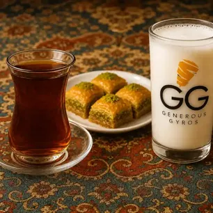 Generous Gyros Gallery Image 1 - Interior and Food