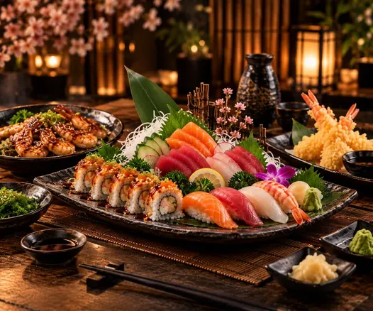 Restaurant interior — warm ambiance and artisan dining