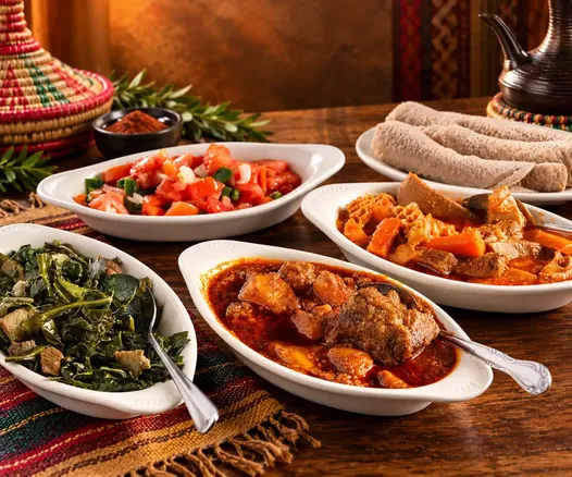 Restaurant interior — warm ambiance and artisan dining