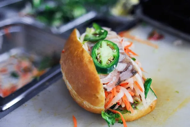 Authentic Sandwiches,Vietnamese dishes from the top-rated Mr. Banh Mi kitchen in Frisco.
