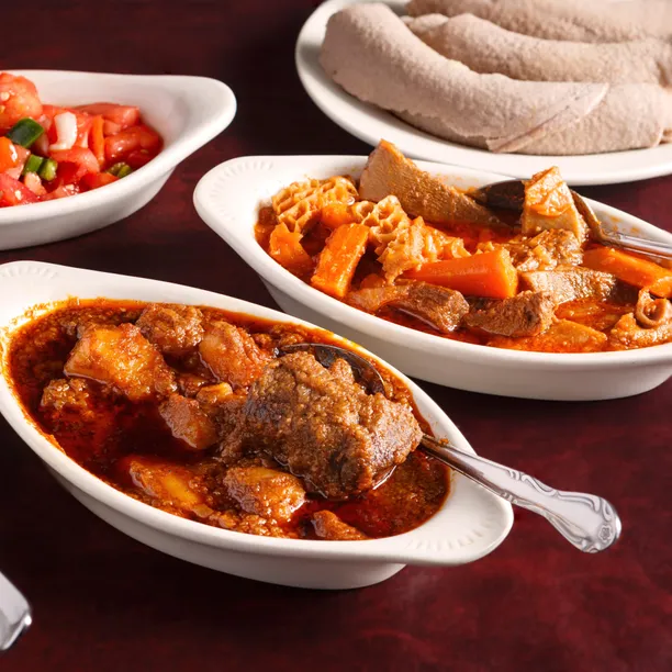 Ethiopian favorites prepared for easy online ordering and pickup.