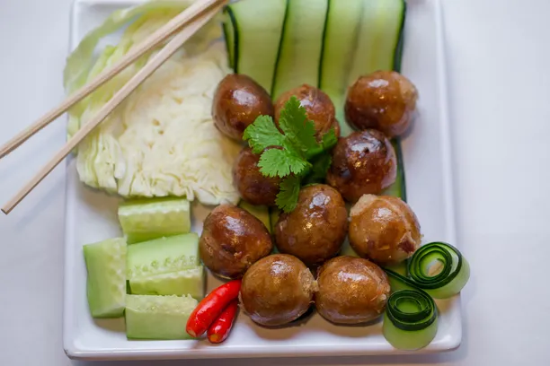Plated Thai food - Trusted local Thai dining at Salween Thai - Pacific Street.