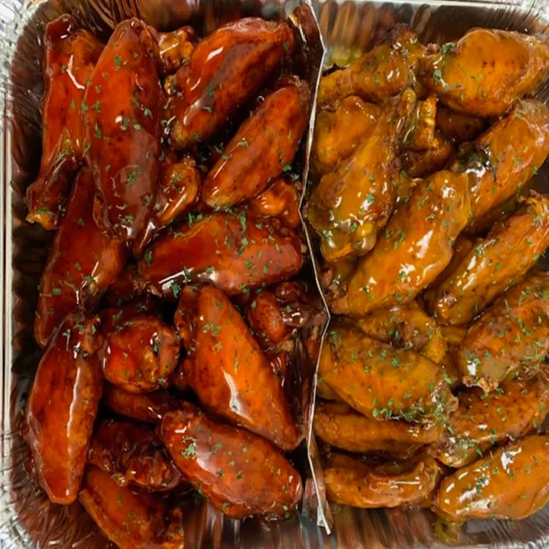 Signature American,Barbeque,Wings delicacies handcrafted by Valley Wings - Dallas expert chefs.