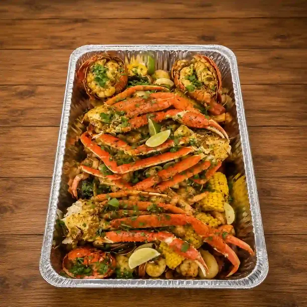 Best Cajun,Mediterranean,Seafood flavors in Saint Paul - Available via Golden Grill & Cajun Seafood online ordering.