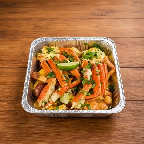 Premium Cajun,Mediterranean,Seafood meals - Golden Grill & Cajun Seafood Saint Paul featured menu items.