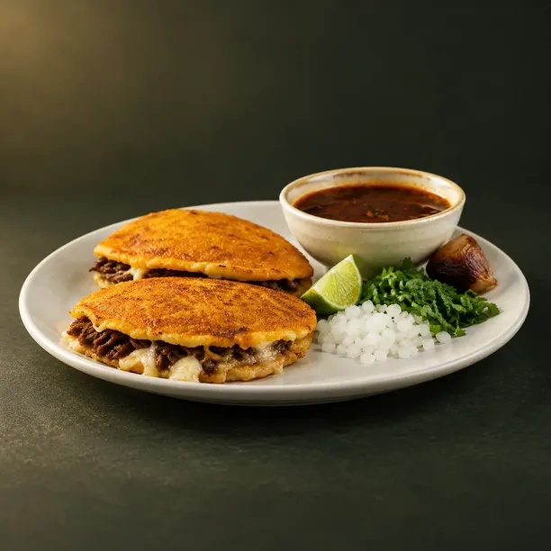 Authentic Mexican dishes from the top-rated Gorditas El Rey kitchen in Fort Worth.