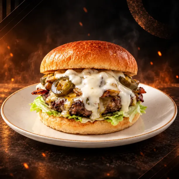 Plated American food - Trusted local American dining at Navajo Burgers.