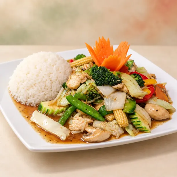 Close-up of popular Thai favorites for North Richland Hills takeaway and online orders.