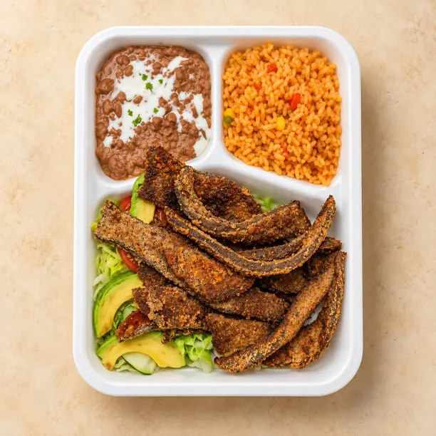 Close-up of popular Mexican favorites for Grapevine takeaway and online orders.