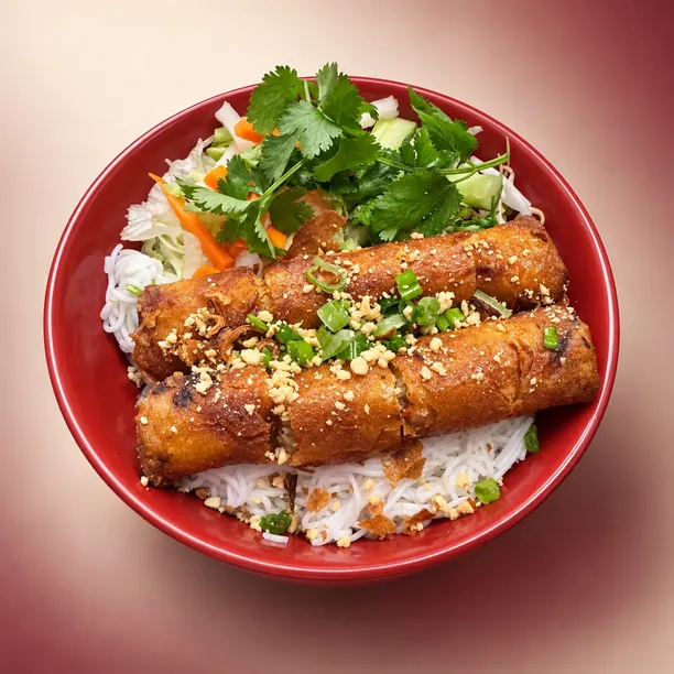 Close-up of popular Vietnamese favorites for St Paul takeaway and online orders.