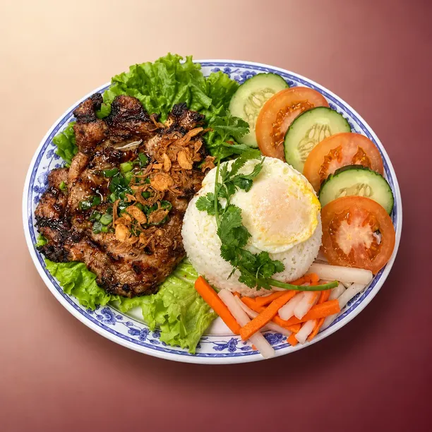 Plated Vietnamese food - Trusted local Vietnamese dining at Trieu Chau Restaurant.