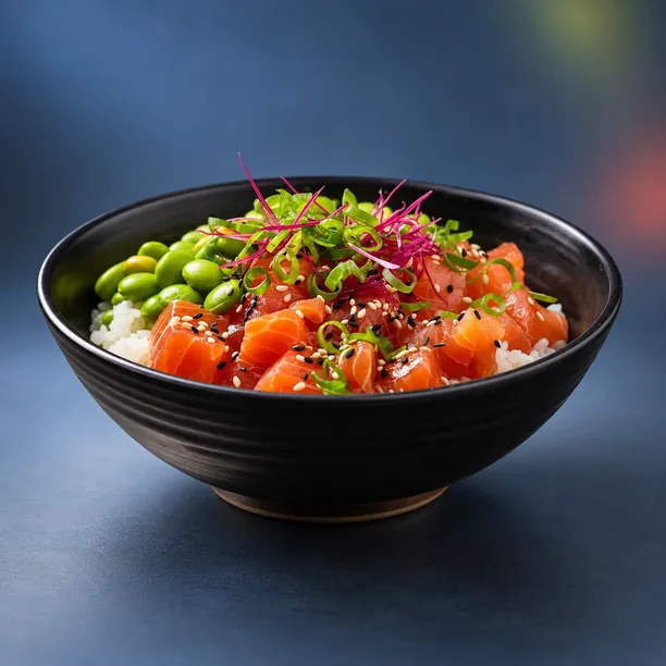 Close-up of popular Japanese,Korean,Sushi favorites for Corinth takeaway and online orders.